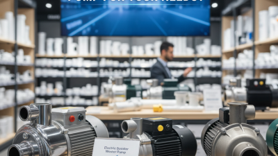 Wie wählt man die beste elektrische Wasserpumpe für seine Bedürfnisse aus?