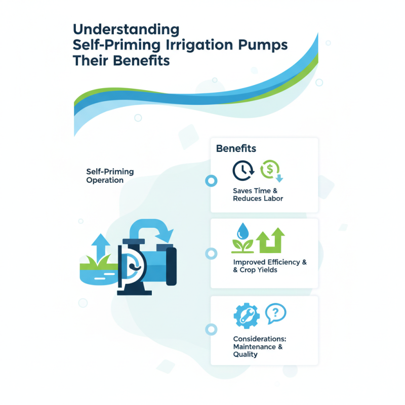 Understanding Self Priming Irrigation Pumps and Their Benefits?