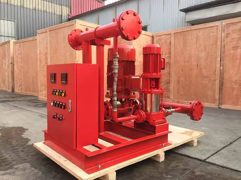 With electric fire pump, jockey pump and control cabinetb2l