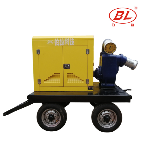 ZBCY Mobile diesel engine trailer pump is integrated for emergency conditions in no-power regions.