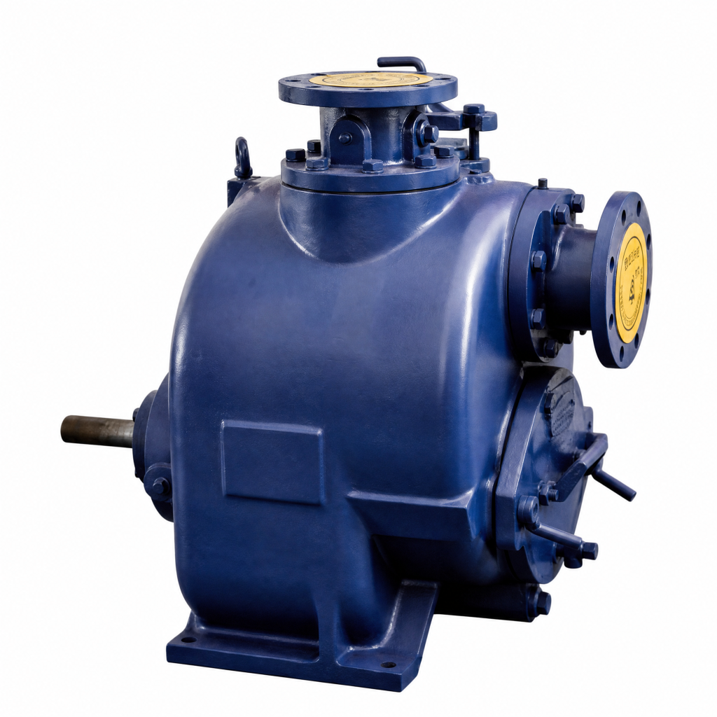 What is a self-priming pump?
